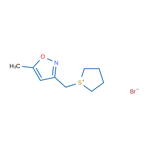 1-((5-METHYLISOXAZOL-3-YL)METHYL)TETRAHYDRO-1H-THIOPHEN-1-IUM BROMIDE 1g