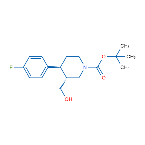 (3R,4R)-TERT-BUTYL 4-(4-FLUOROPHENYL)-3-(HYDROXYMETHYL)PIPERIDINE-1-CARBOXYLATE 1g