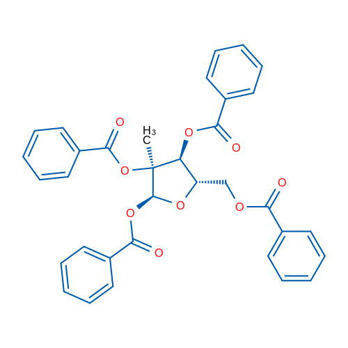 (3S,5R)-5-((BENZOYLOXY)METHYL)-3-METHYLTETRAHYDROFURAN-2,3,4-TRIYL TRIBENZOATE 1g