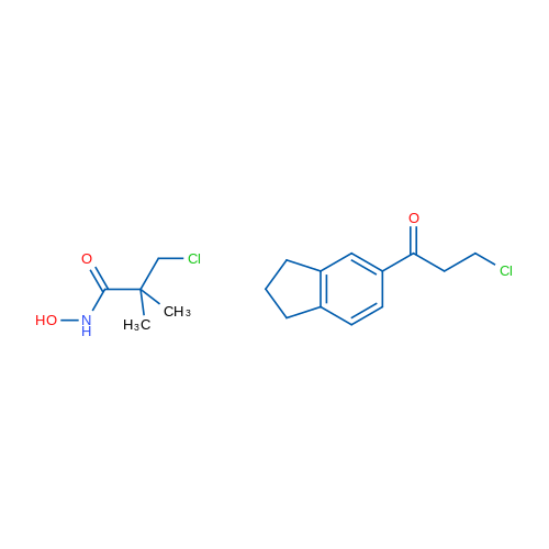 3-Chloro-N-hydroxy-2,2-dimethylpropanamide,3-chloro-1-(2,3-dihydro-1H-inden-5-yl)propan-1-one 5g