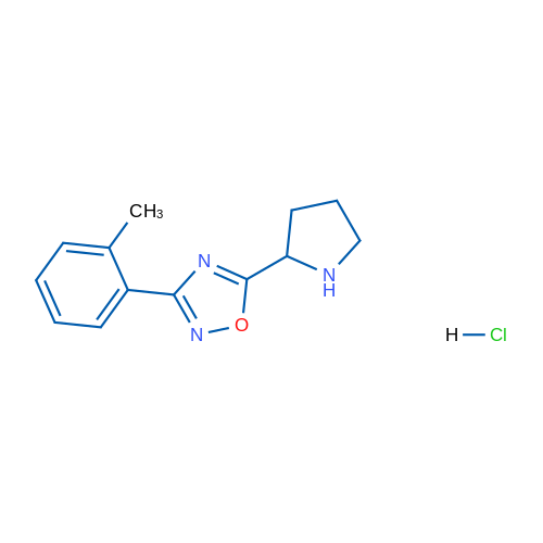 3-(2-Methylphenyl)-5-(pyrrolidin-2-yl)-1,2,4-oxadiazole hydrochloride 1g
