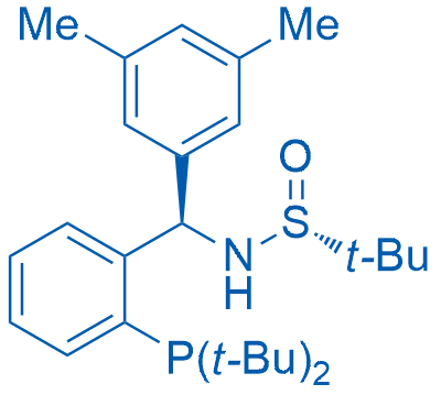(R)-N-((R)-(2-(Di-tert-butylphosphanyl)phenyl)(3,5-dimethylphenyl)methyl)-2-methylpropane-2-sulfinamide 100mg
