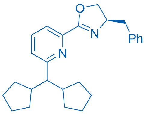 (R)-4-Benzyl-2-(6-(dicyclopentylmethyl)pyridin-2-yl)-4,5-dihydrooxazole 100mg