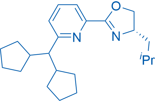 (S)-2-(6-(Dicyclopentylmethyl)pyridin-2-yl)-4-isobutyl-4,5-dihydrooxazole 100mg