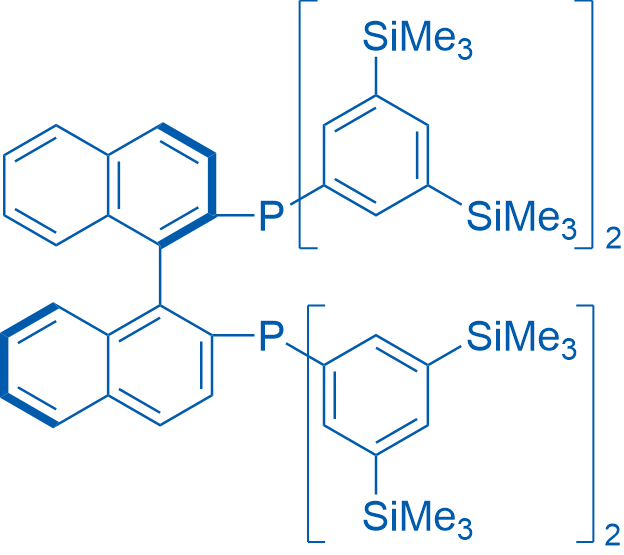 (R)-2,2'-Bis(bis(3,5-bis(trimethylsilyl)phenyl)phosphaneyl)-1,1'-binaphthalene 1g