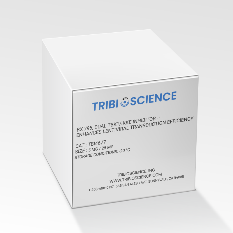 BX-795, Dual TBK1/IKKε inhibitor – enhances lentiviral transduction efficiency