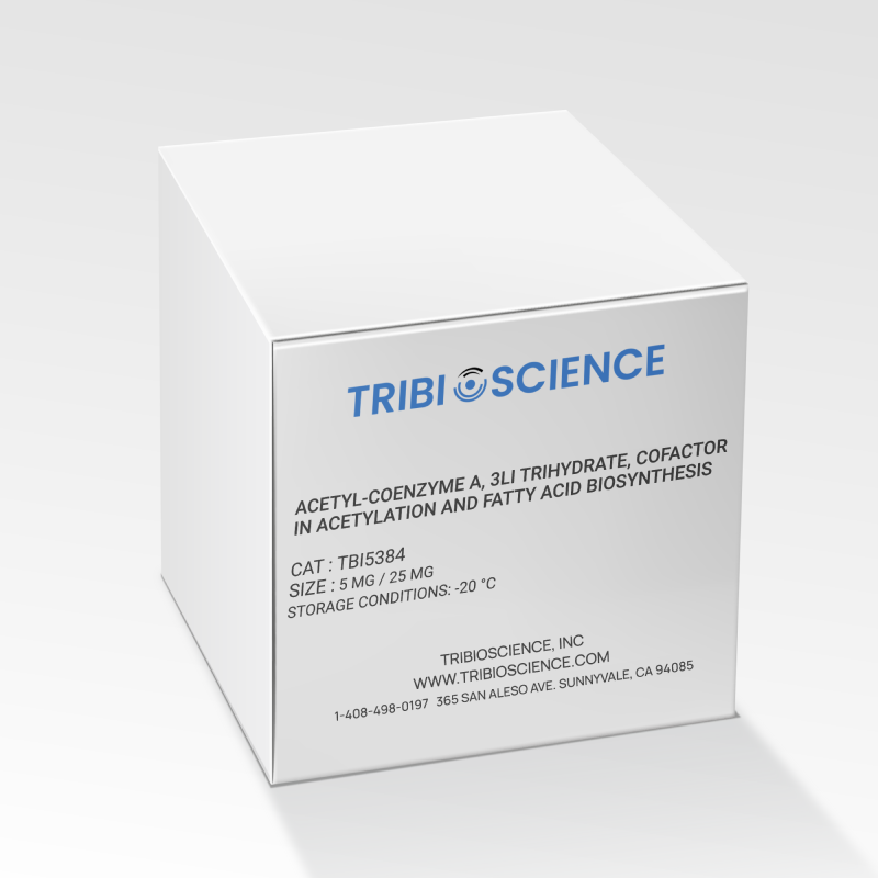 Acetyl-Coenzyme A, 3Li trihydrate, Cofactor in acetylation and fatty acid biosynthesis
