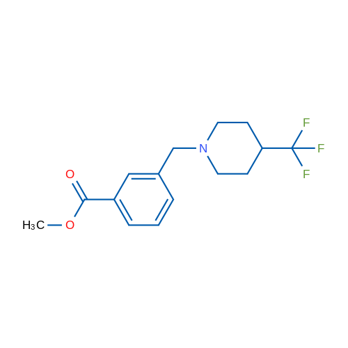 Methyl 3-((4-(trifluoromethyl)piperidin-1-yl)methyl)benzoate 5g