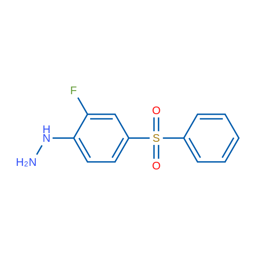 (2-Fluoro-4-(phenylsulfonyl)phenyl)hydrazine 5g