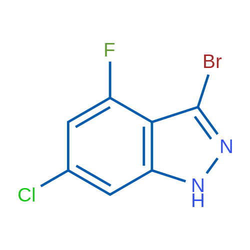 3-Bromo-6-chloro-4-fluoro-1H-indazole 1g