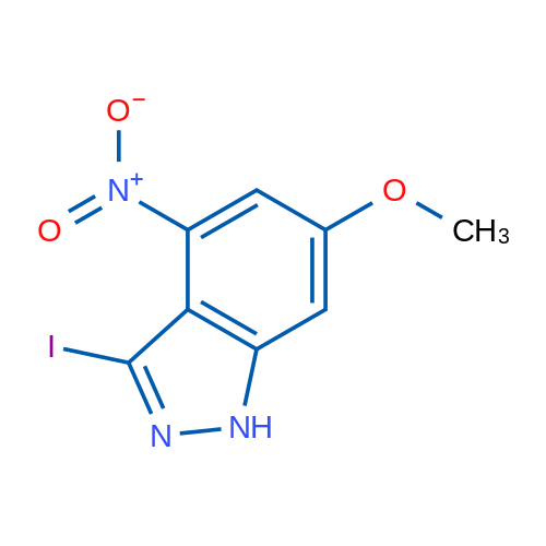 3-Iodo-6-methoxy-4-nitro-1H-indazole 1g