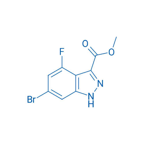 Methyl 6-bromo-4-fluoro-1H-indazole-3-carboxylate 100mg