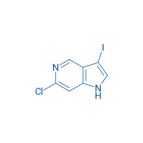 6-Chloro-3-iodo-1H-pyrrolo[3,2-c]pyridine 250mg