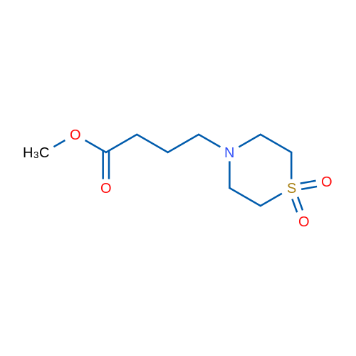 Methyl 4-(1,1-dioxidothiomorpholino)butanoate 5g