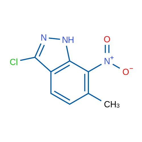 3-Chloro-6-methyl-7-nitro-1H-indazole 1g