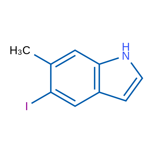 5-Iodo-6-methyl-1H-indole 1g