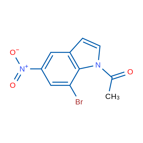 1-(7-Bromo-5-nitro-1H-indol-1-yl)ethanone 1g
