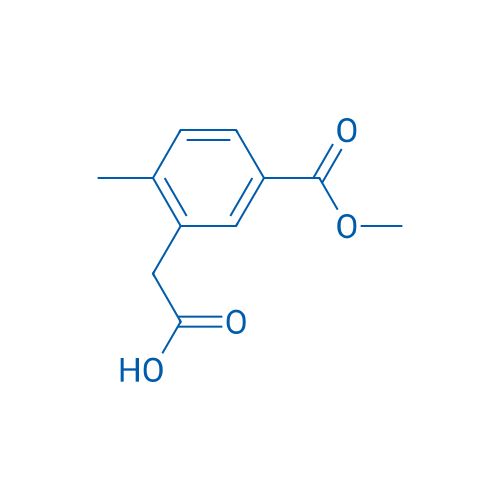 2-(5-(Methoxycarbonyl)-2-methylphenyl)acetic acid 1g