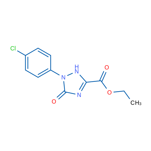 Ethyl 1-(4-chlorophenyl)-5-oxo-2,5-dihydro-1H-1,2,4-triazole-3-carboxylate 1g