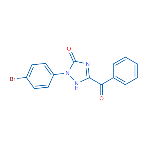 5-Benzoyl-2-(4-bromophenyl)-1H-1,2,4-triazol-3(2H)-one 1g