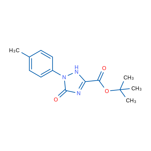 tert-Butyl 5-oxo-1-(p-tolyl)-2,5-dihydro-1H-1,2,4-triazole-3-carboxylate 1g
