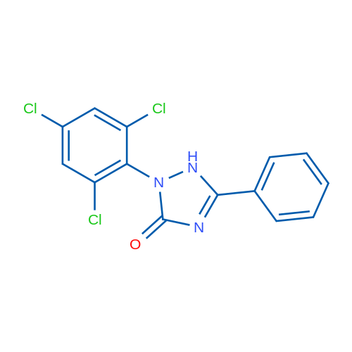 5-Phenyl-2-(2,4,6-trichlorophenyl)-1H-1,2,4-triazol-3(2H)-one 1g