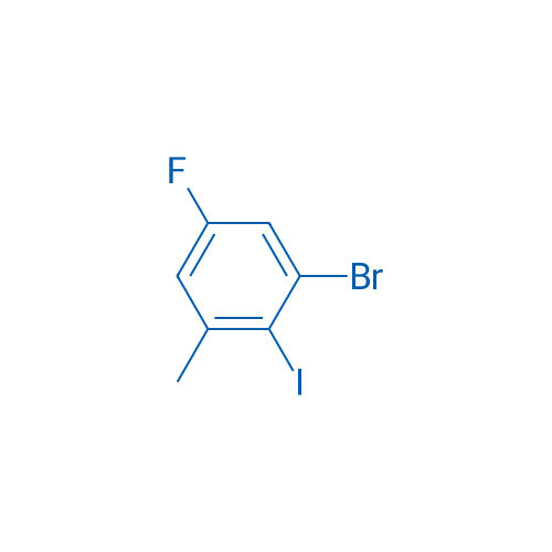 1-Bromo-5-fluoro-2-iodo-3-methylbenzene 250mg