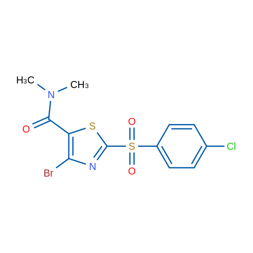 4-Bromo-2-((4-chlorophenyl)sulfonyl)-N,N-dimethylthiazole-5-carboxamide 1g