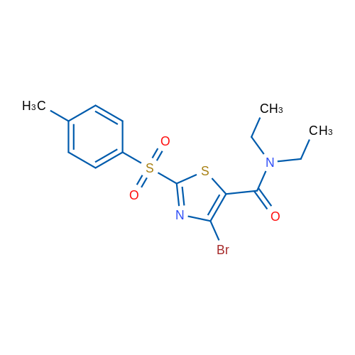 4-Bromo-N,N-diethyl-2-tosylthiazole-5-carboxamide 1g