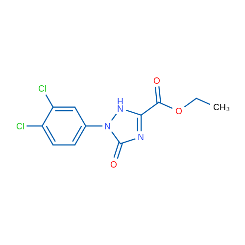 Ethyl 1-(3,4-dichlorophenyl)-5-oxo-2,5-dihydro-1H-1,2,4-triazole-3-carboxylate 1g