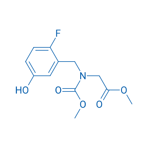 METHYL N-(2-FLUORO-5-HYDROXYBENZYL)-N-(METHOXYCARBONYL)GLYCINATE 1g