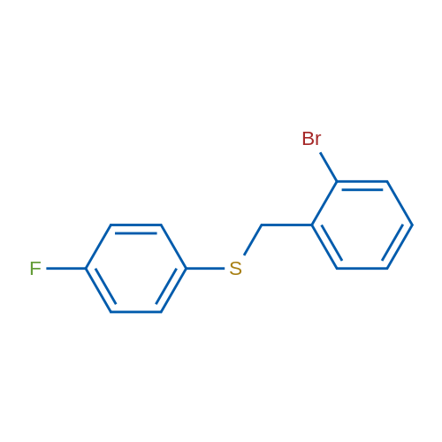 (2-Bromobenzyl)(4-fluorophenyl)sulfane 1g