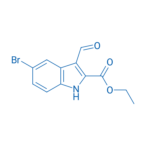Ethyl 5-bromo-3-formyl-1H-indole-2-carboxylate 250mg