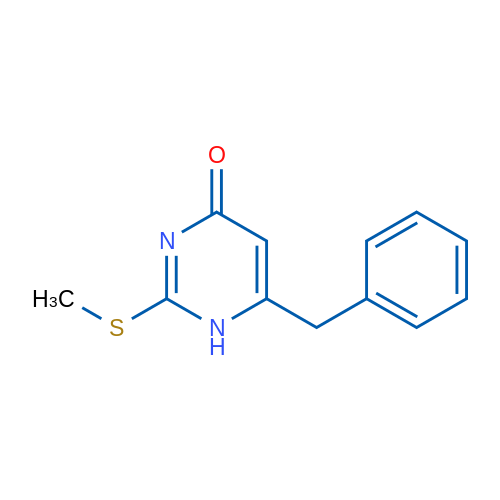 6-Benzyl-2-(methylthio)pyrimidin-4(1H)-one 1g