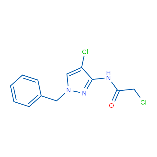 N-(1-Benzyl-4-chloro-1H-pyrazol-3-yl)-2-chloroacetamide 1g