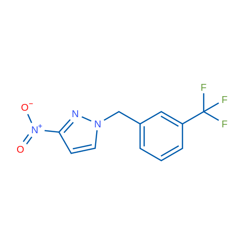 3-Nitro-1-(3-(trifluoromethyl)benzyl)-1H-pyrazole 1g
