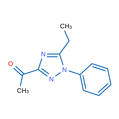 3-Acetyl-5-ethyl-1-phenyl-1,2,4-triazole 1g