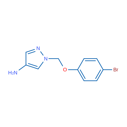 1-((4-Bromophenoxy)methyl)-1H-pyrazol-4-amine 1g
