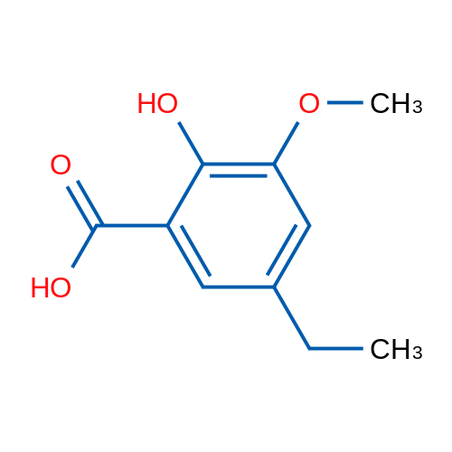 5-Ethyl-2-hydroxy-3-methoxybenzoic acid 1g