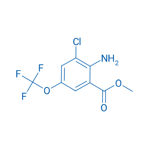 Methyl 2-amino-3-chloro-5-(trifluoromethoxy)benzoate 250mg