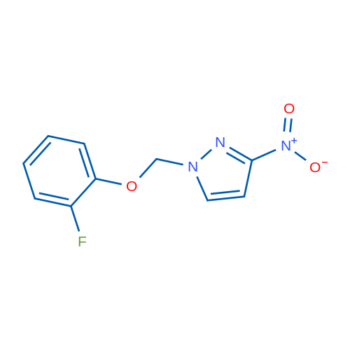 1-((2-Fluorophenoxy)methyl)-3-nitro-1H-pyrazole 1g