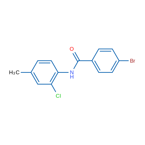4-BRomo-n-(2-chloro-4-methylphenyl)benzamide 5g