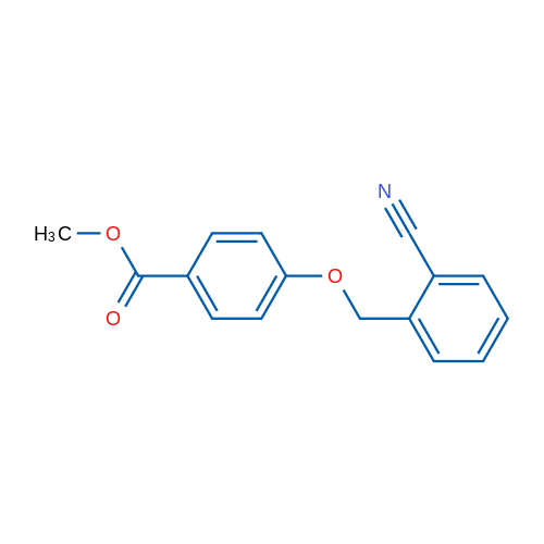 Methyl 4-((2-cyanobenzyl)oxy)benzoate 1g