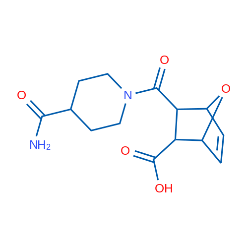 3-(4-Carbamoylpiperidine-1-carbonyl)-7-oxabicyclo[2.2.1]hept-5-ene-2-carboxylic acid 5g