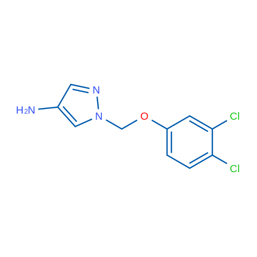 1-((3,4-Dichlorophenoxy)methyl)-1H-pyrazol-4-amine 1g
