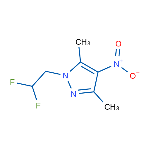 1-(2,2-Difluoroethyl)-3,5-dimethyl-4-nitro-1H-pyrazole 1g