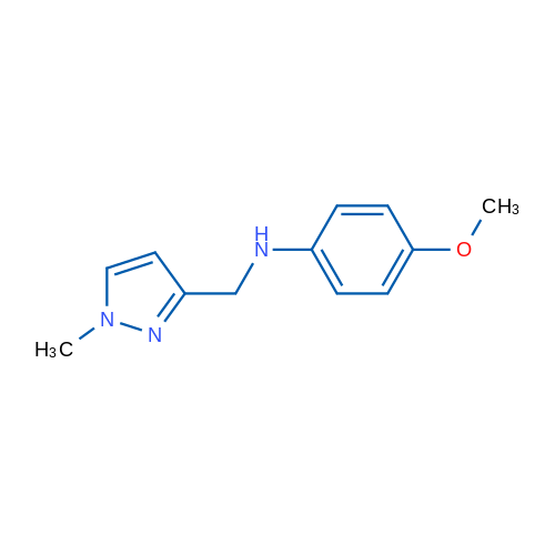 4-Methoxy-N-((1-methyl-1H-pyrazol-3-yl)methyl)aniline 5g
