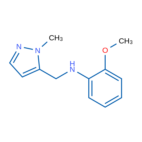 2-Methoxy-N-((1-methyl-1H-pyrazol-5-yl)methyl)aniline 1g