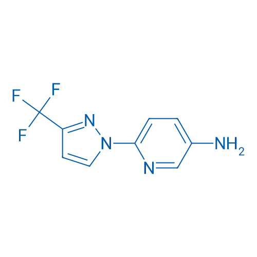 6-(3-(Trifluoromethyl)-1H-pyrazol-1-yl)pyridin-3-amine 1g