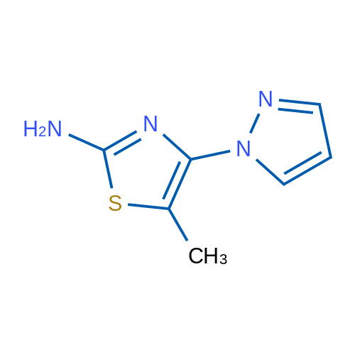 5-Methyl-4-(1H-pyrazol-1-yl)thiazol-2-amine 1g